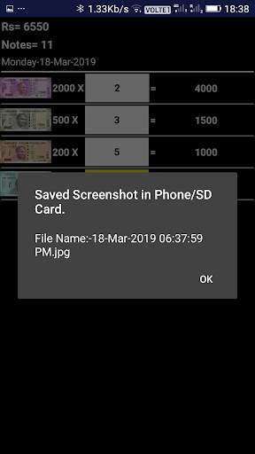 Indian Cash Calculator & Counter screenshot 2
