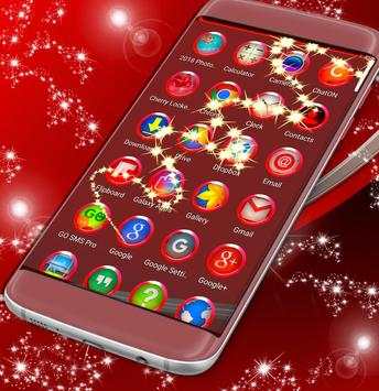 Launcher Theme Red Hd screenshot 1