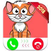 My Cartoon Cat Calling - Fake Phone Call - Prank icon