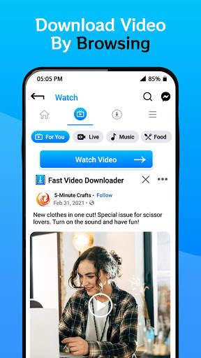 Video downloader for Facebook – Video Saver screenshot 4