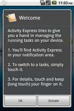 Activity Express Task Manager screenshot 4