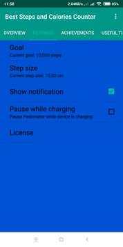 Pedometer - The Steps Counter screenshot 3