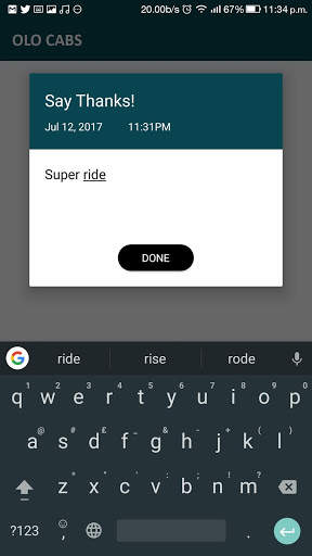 OLO CABS screenshot 8