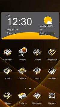 Gold & Silver Launcher Theme screenshot 1
