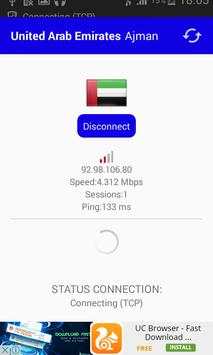 UAE VPN स्क्रीनशॉट 4