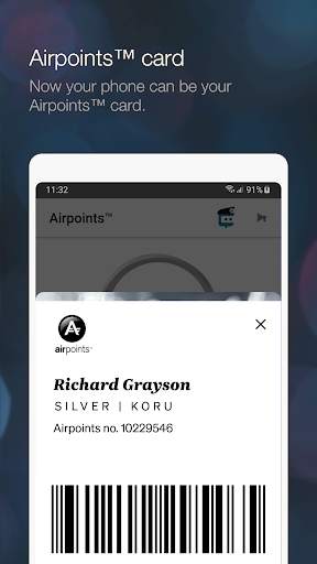 Air NZ mobile app screenshot 5