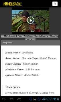 Bollywood video songs & lyrics screenshot 13