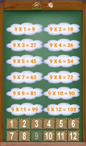multiplication table screenshot 8
