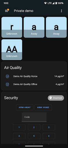 Home Assistant screenshot 2