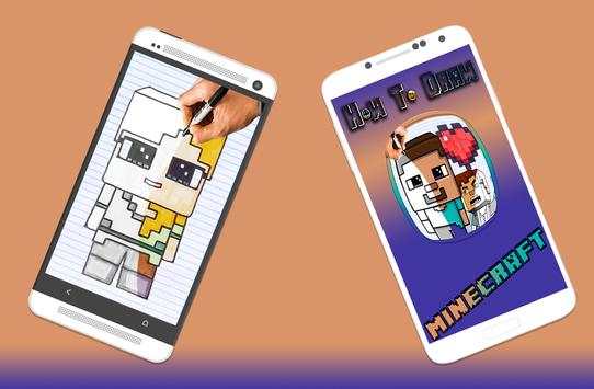 How to draw Minecraft Characters screenshot 1
