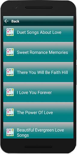 Love Songs MP3 Sweet Memories screenshot 1