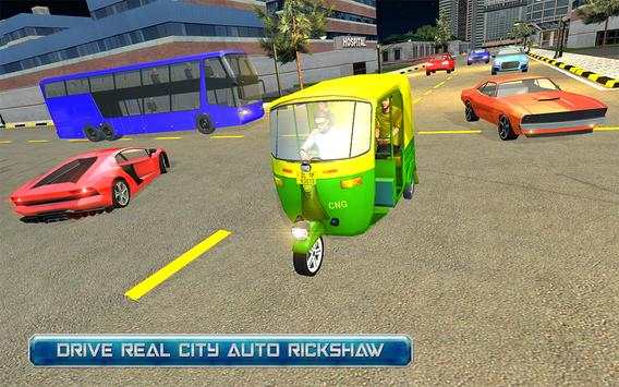 Auto Rickshaw Driving - City passenger transporter screenshot 3