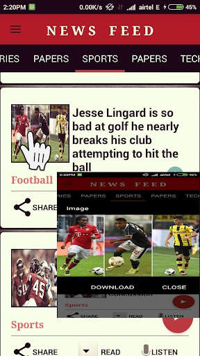 News Feed screenshot 2