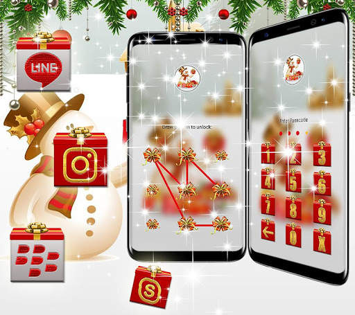 Christmas Gift Launcher Theme screenshot 2