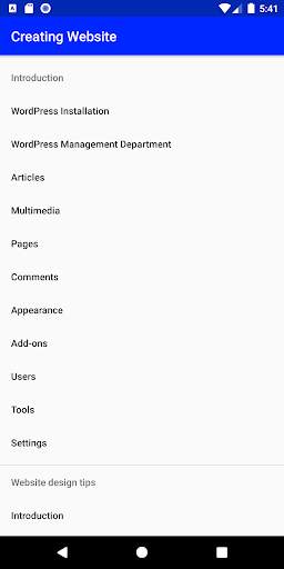 Creating Website screenshot 3