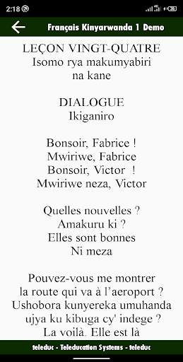 Français Kinyarwanda 1 (Demo) скриншот 5