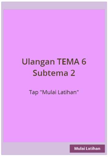 Latihan Soal SD Kelas 5 Tema 6 screenshot 2
