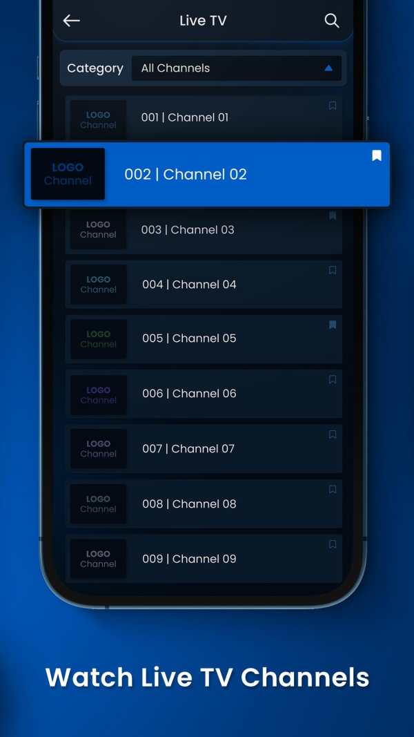 M3u Playlist IPTV Player screenshot 2
