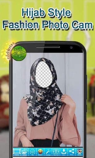 Hijab Style Fashion Photo Cam screenshot 2