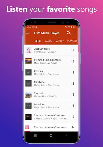 Free Music Audio Player - Mp3 Player screenshot 1