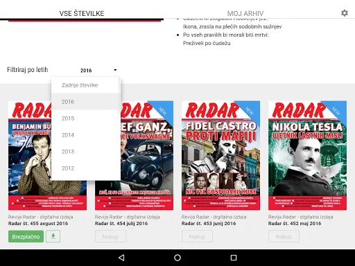 Revija RADAR screenshot 19