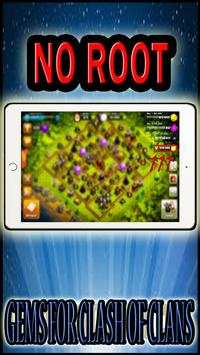 Free gems for clash of clans [ No Root ] prank screenshot 2