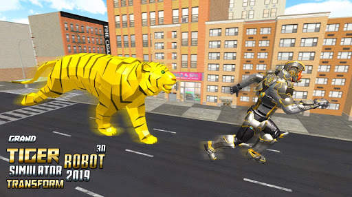 Grand Robot Transformation Tiger : Robot Car screenshot 5