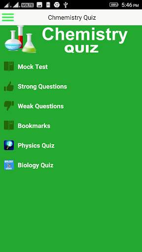 Chemistry Quiz скриншот 1