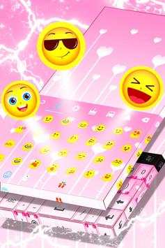Cute Pink Keyboard Theme screenshot 5