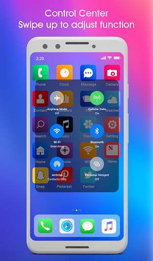 ilauncher - ios 13, Control Center screenshot 2