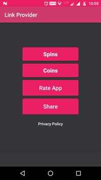 Daily Link Provider - Spins & Coins screenshot 1
