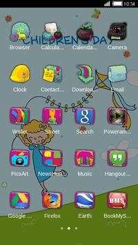 CHILDRENS DAY C LAUNCHER THEME screenshot 4