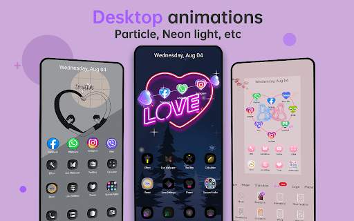 Love Launcher: lovely launcher screenshot 5