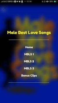 Male  Best Love Songs screenshot 2
