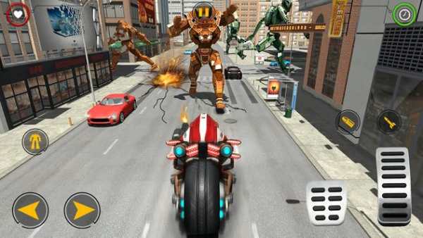 Moto Robot Trasformare Gioco screenshot 7