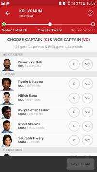 Dream11 App Prediction screenshot 2