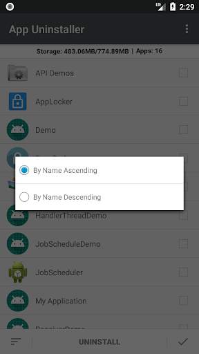 App Uninstaller 3 تصوير الشاشة