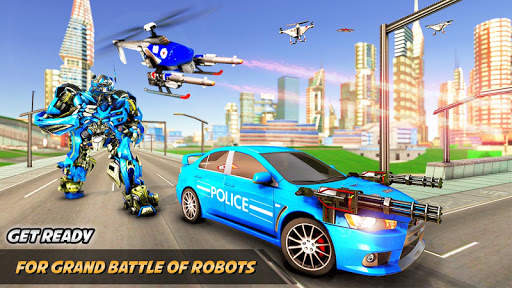 Drone Robot Car Transform Robot Transforming games screenshot 3