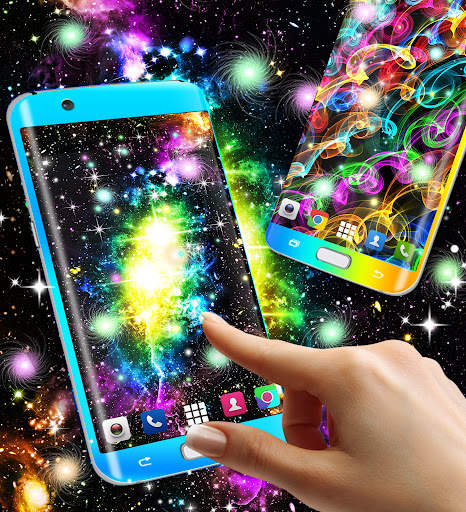 Glowing live wallpaper screenshot 4