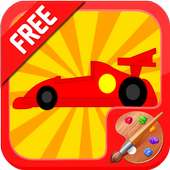 Car Racing Coloring logo
