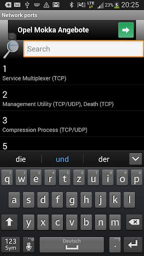 Network Ports screenshot 1