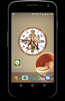 Hanuman ji clock live wallpaper screenshot 3