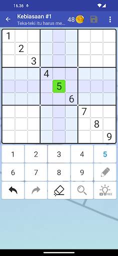 Sudoku - Puzzle Otak Klasik screenshot 4