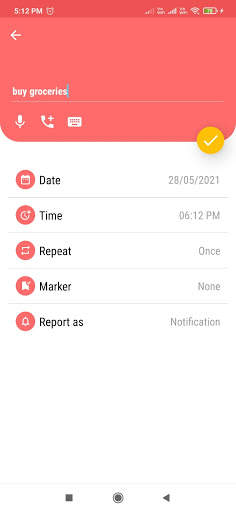 Daily Reminder with Alarm screenshot 1