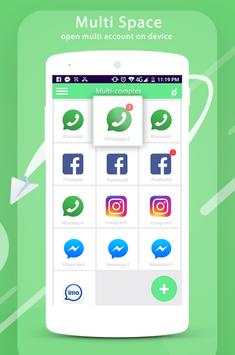 Clone app& Multicompte for WhatsApp-Multi chat screenshot 1