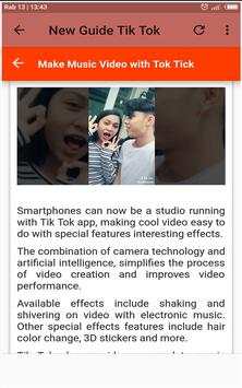 New Guide Tik Tok Best Edition screenshot 3