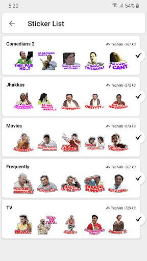 Telugu WAStickers screenshot 2