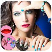 Girls Nail Paint: Lips MakeUp: Beauty Photo Editor 1.0