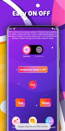 Headphone mode off screenshot 2