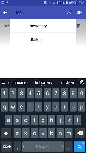 English Malay Dictionary screenshot 1